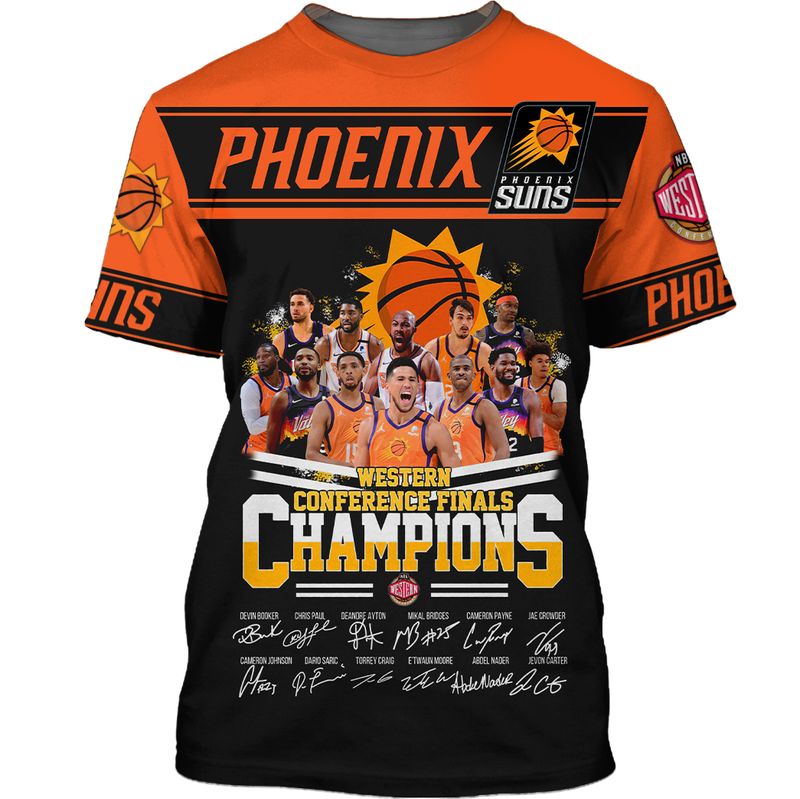 3 Phoenix Suns Western Conference Finals Champion 3d hoodie shirt 4