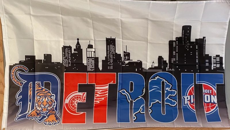 M1HTN4804 DETROIT Red Wings Tigers Pistons Lions LOGO Sports Teams Flags 800x453 1